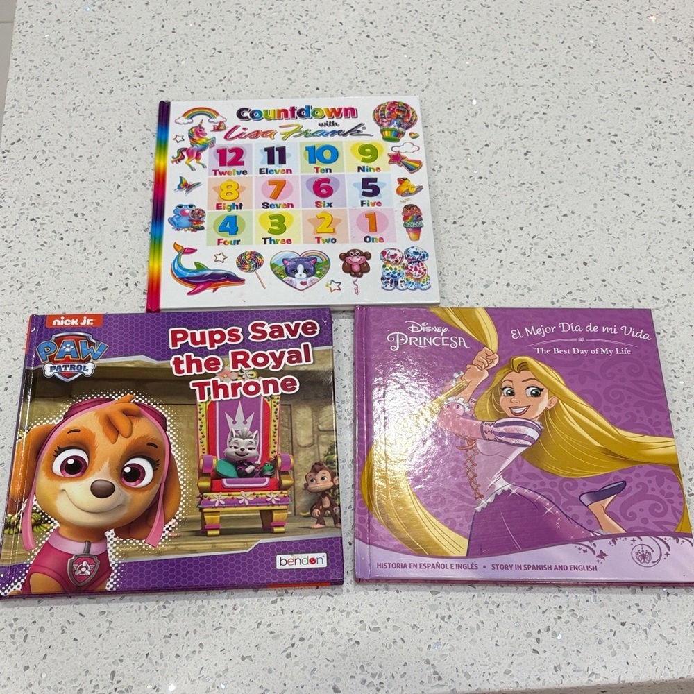 Disney Princes, Lisa Frank and patrol patrol Storybooks